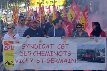 240 personnes dans les rues de Vichy pour la journée d'action interprofessionnelle
