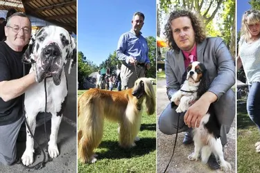 La 54e exposition canine internationale a rassemblé des chiens venus de France et d’Europe, hier