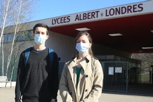 A Cusset (Allier), des lycéens de la cité scolaire Albert-Londres redoutent un retour complet sur site pour fin avril