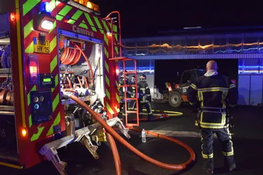 Des pots de peinture prennent feu dans un entreprise de Massiac (Cantal)