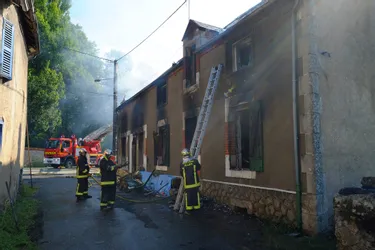 Allier : une maison détruite par les flammes