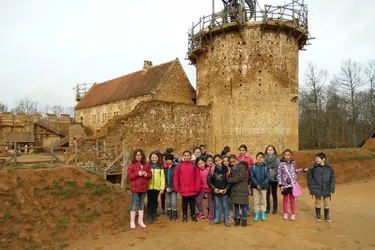L’école Émile-Zola visite Guédelon