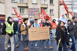 Brioude : Des lycéens rejoignent le mouvement contre la réforme des retraites