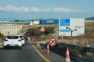 Trois ans de chantier pour élargir 10,5 km de l'autoroute A75 au sud de Clermont-Ferrand