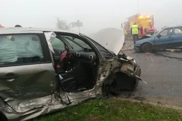 Violente collision entre deux véhicules dans le Puy-de-Dôme, un blessé grave