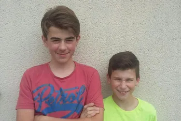 Maxime Caunet et Mathis Tournebise jeunes espoirs de l’école de tir