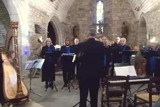 Harpe et chorale pour célébrer Noël