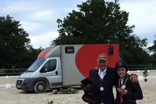 Deux Châtelguyonnais champions d’Auvergne de dressage équin
