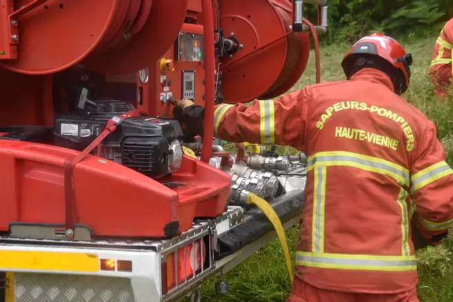 Un incendie se déclare dans une maison à Saint-Léonard-de-Noblat