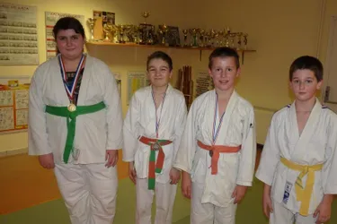 Quatre médaillés chez les judokas