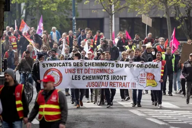 200 manifestants à Clermont contre la réforme des retraites à l'appel des cheminots
