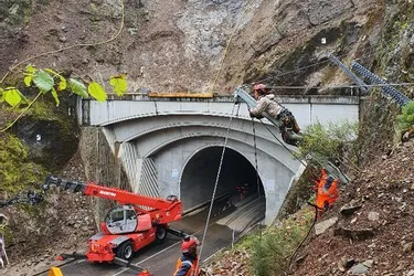 Des travaux pour sécuriser le tunnel