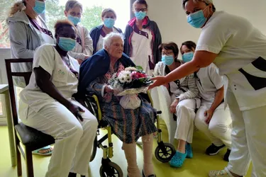 Lina Calvet a fêté ses 102 ans à L’Ombelle