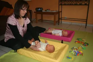 Un atelier massage pour bébé demain matin, à L'Appart