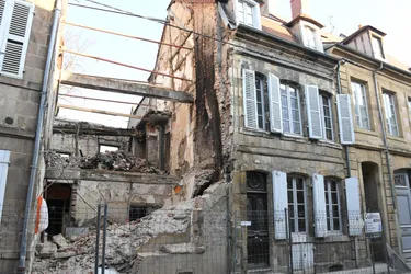 À Moulins, un immeuble situé au 24 rue de Bourgogne a été démoli