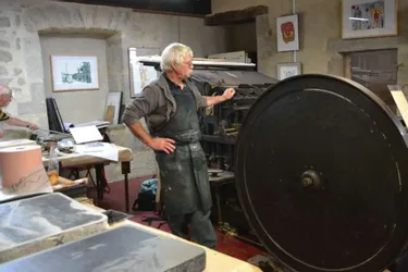 L’atelier de lithographie d’Ussel propose des stages pour une initiation au métier d’imprimeur