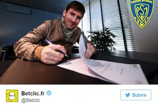 Messi signe à l'ASM : la fausse info (moqueuse) d'un site de pari sportif