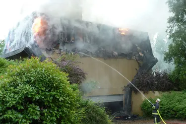 Domérat : frappée par le foudre, une maison ravagée par le feu