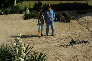 Harry et Marilyn ont reconstitué un petit désert en Bourbonnais