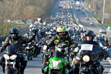500 motards en « opération escargots » à Limoges contre la limitation à 80 km/h
