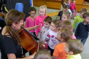 Des enfants à la rencontre du violoncelle