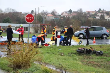 Un adolescent grièvement blessé dans un accident de scooter à Pérignat-sur-Allier (Puy-de-Dôme)