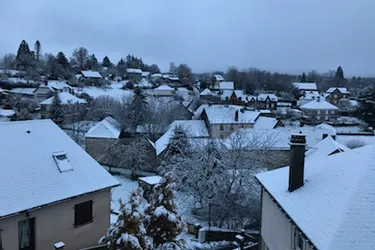 Les premières chutes de neige en haute Corrèze en images