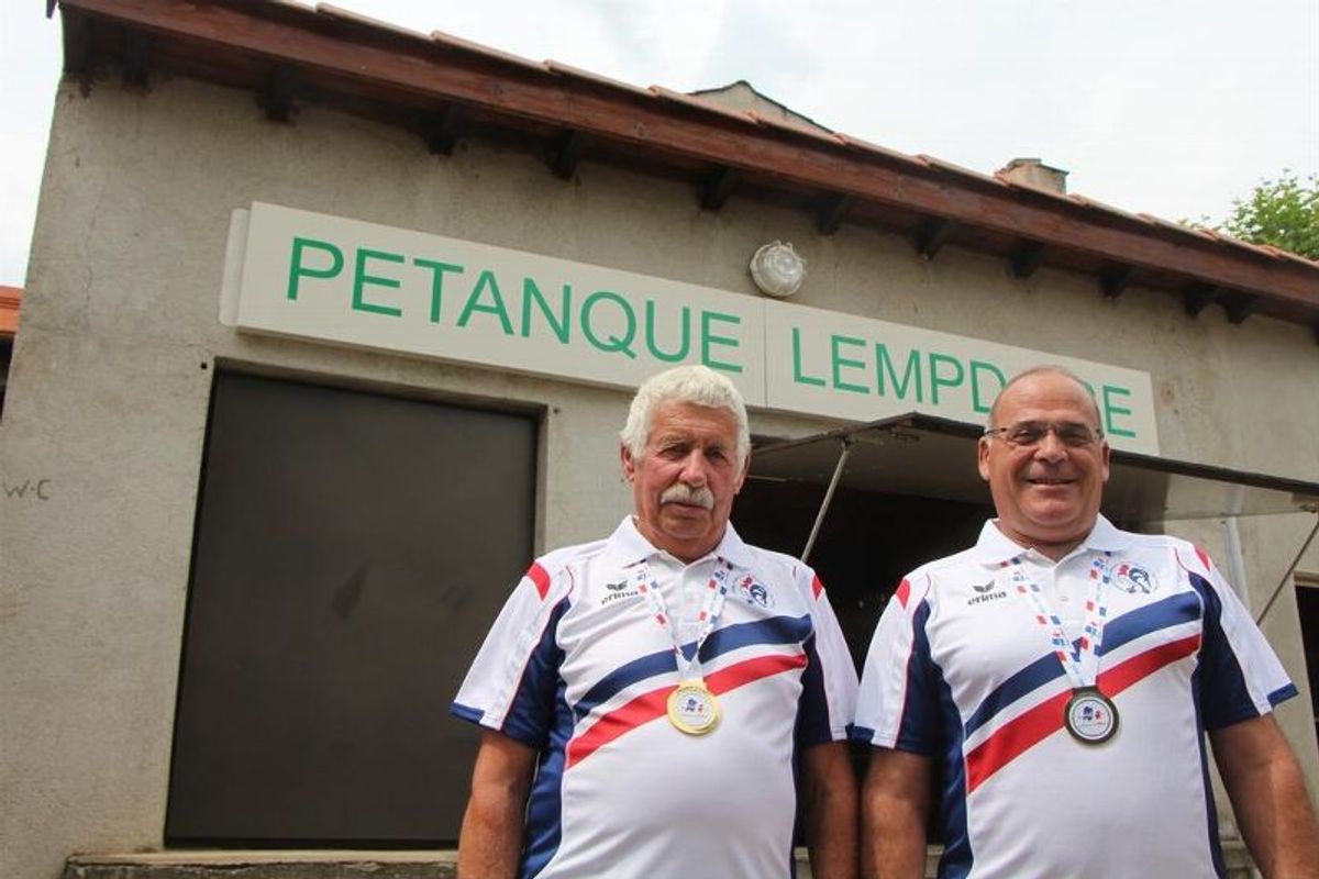 Deux champions de France de pétanque - La Montagne