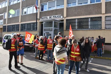 Trois syndicalistes de la CGT de Montluçon (Allier) entendus au commissariat