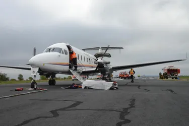 Déclenchement du plan Orsec après un accident (fictif) d’avion à l’aérodrome de Loudes