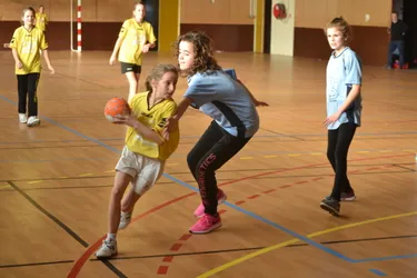 Les handballeurs UNSS du district s'affrontaient à Brioude