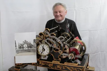 Gabriel Perrin a restauré l'ancienne horloge de l'église