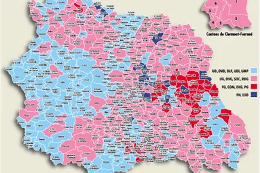 Zoom sur les résultats dans les 470 communes et les 31 cantons