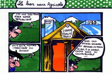 Bande-dessinée : Philippe Brunet met la campagne bourbonnaise en bulles