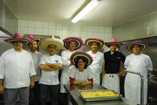 Le Mexique a inspiré l’équipe du restaurant scolaire jeudi dernier