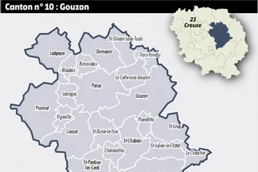 Gouzon - Un canton accouché à coups de ciseaux