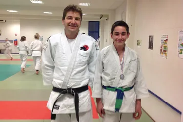 Justin Riffaud devient vice-champion d’Auvergne de judo