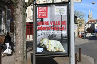 La Ville de Moulins lance une campagne choc contre les déchets