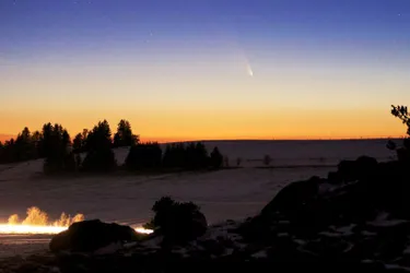 La comète Panstarrs visible dans le ciel auvergnat