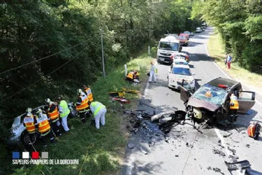 Huit blessés dans un grave accident en Dordogne