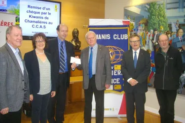 Le Kiwanis Club reverse 1.000 € au CCAS