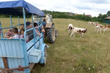 Un safari en tracteur, en Creuse, à la ferme des Clautres
