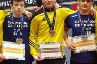 Huit médailles dont trois en or pour l'Auvergne aux championnats de France jeunes