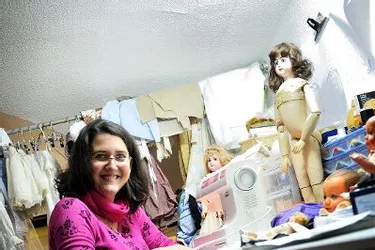 La Clermontoise Marie-Line Lemoine réssuscite des poupées venues du monde entier