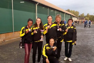 Les féminines championnes d’Allier 2018 à Beaulon