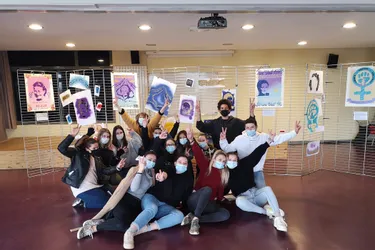 Des élèves de Louis-Mallet à Saint-Flour (Cantal) ont réalisé leur propre expo sur le féminisme