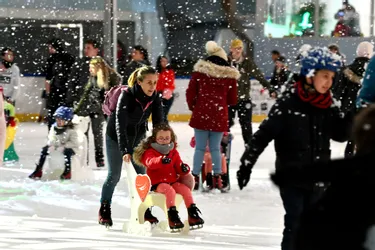 La patinoire de Brive enregistre un record d'entrées avec l'animation tempête de neige