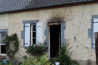Une maison en partie détruite par un incendie sur la commune de La Chapelle (Allier)