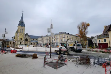 La place Victor-Hugo de Cusset rouverte à la circulation ce vendredi 23 novembre