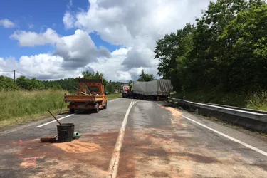 Corrèze : un blessé grave dans une collision avec un camion